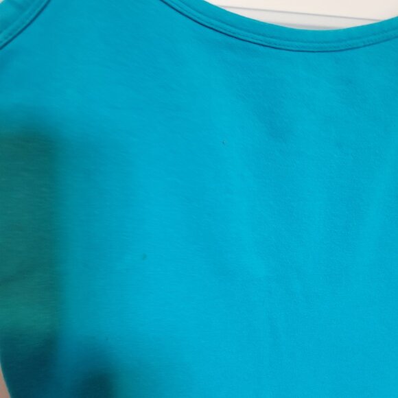 Set/Lot of 3 basic tank tops - 2 teal blue and 1 grey - Size medium - Picture 10 of 13